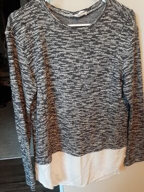 BCBGeneration Marled Knit Faux Layered Sweater, Love It! Size Small